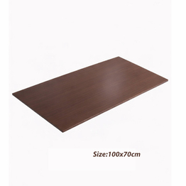 Jilphar Furniture Warm Wooden Finish Sintered Stone Rectangular Tabletop JP2483J