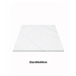 Jilphar Furniture Marble Finish Sintered Stone Square Tabletop JP2484D