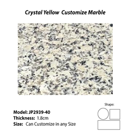 Crystal Yellow  Customize Marble