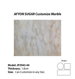 AFYON SUGAR WITHOUT BLACK Customize Marble 