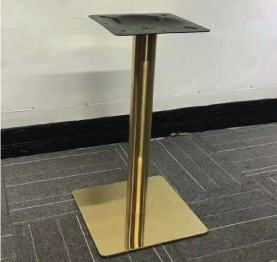 Jilphar Furniture Gold Plated Square Table Base JP3011