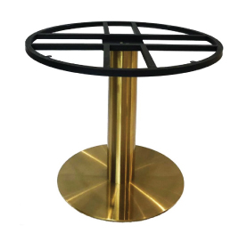Jilphar Heavy Duty Gold Plated Steel Table Leg JP3064
