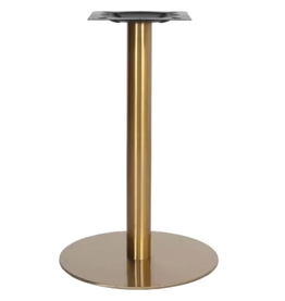 Jilphar Furniture Round SS Gold Plated  Table Base JP3069
