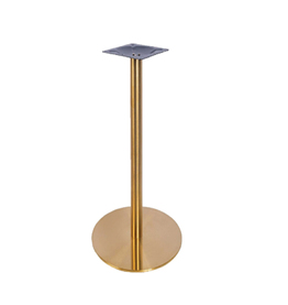 Jilphar Furniture  SS Gold Plated Bar Height Table Base JP3071