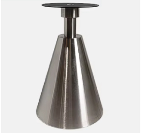 Jilphar Furniture Modern Heavy-Duty Stainless Steel Conical Table Base JP3080