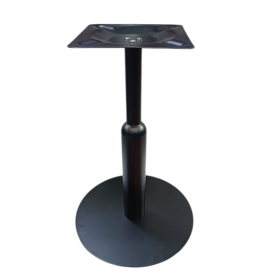Jilphar Furniture Modern Powder Coated Metal Table Base – Round Bottom with Square Mounting Plate JP3091