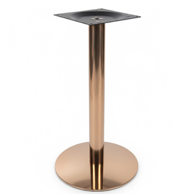 Jilphar Furniture Contemporary Rose Gold Round Table Base JP3099