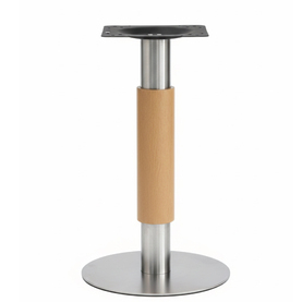 Jilphar Furniture Aesthetic Table Base With Wooden Accent JP3110