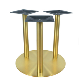 Jilphar Furniture Luxurious Tri-Column Golden Table Base JP3119