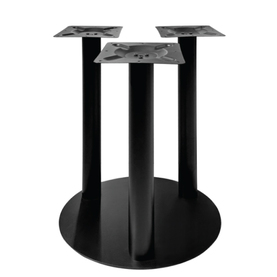 Jilphar Furniture Luxurious Tri-Column Black Table Base JP3120