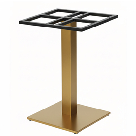 Jilphar Furniture Elegant Golden Table Base With Square Column JP3122
