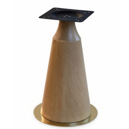 Jilphar Furniture Modern Conical Wooden Accent Table Base JP3130