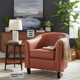 Jilphar Furniture Classic Club Accent Customize Sofa JP5017A