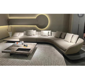 Jilphar Furniture European-Style Modern Corner Sofa Set Rectangle Free Combination for Living Room JP5103