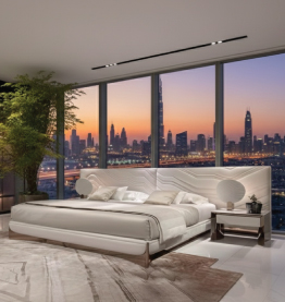 Jilphar Furniture Skyline Luxe Bed Frame JP6664