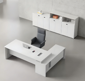 Jilphar Furniture Modern White Executive Manager Desk JP7036