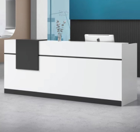 Jilphar Furniture Modern Two-Tone Reception Desk JP7042
