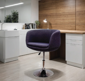 Jilphar Furniture Leisure Bar Stool Elegant Egg Chair Cafe Restaurant Chair Height Adjusted Swivel JP9992B