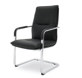 Jilphar Furniture Vistor Office Chair with Black Leather 