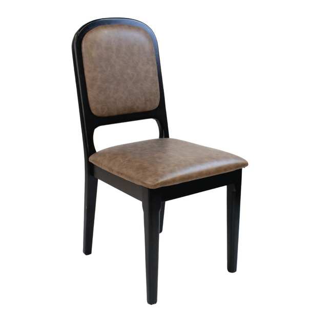 Jilphar PU Leather Classical Solid Wooden Chair JP1011A