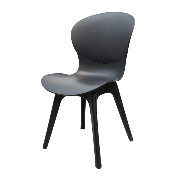 Jilphar Furniture Polypropylene Dining Chair Black, JP1027