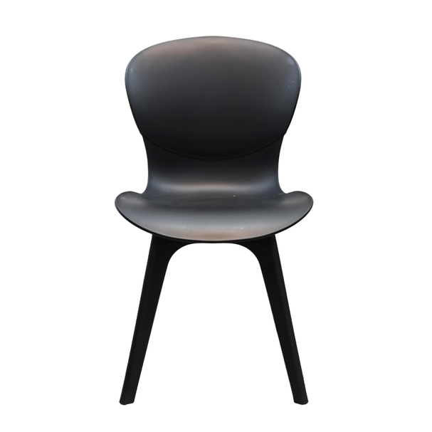 Jilphar Furniture Polypropylene Dining Chair Black, JP1027