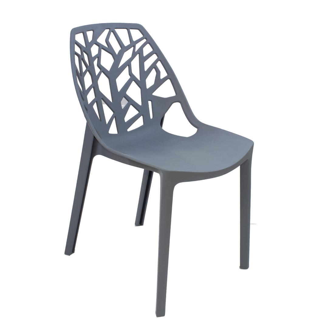 Jilphar Furniture Polypropylene Dining Chairs - JP1038B Grey 