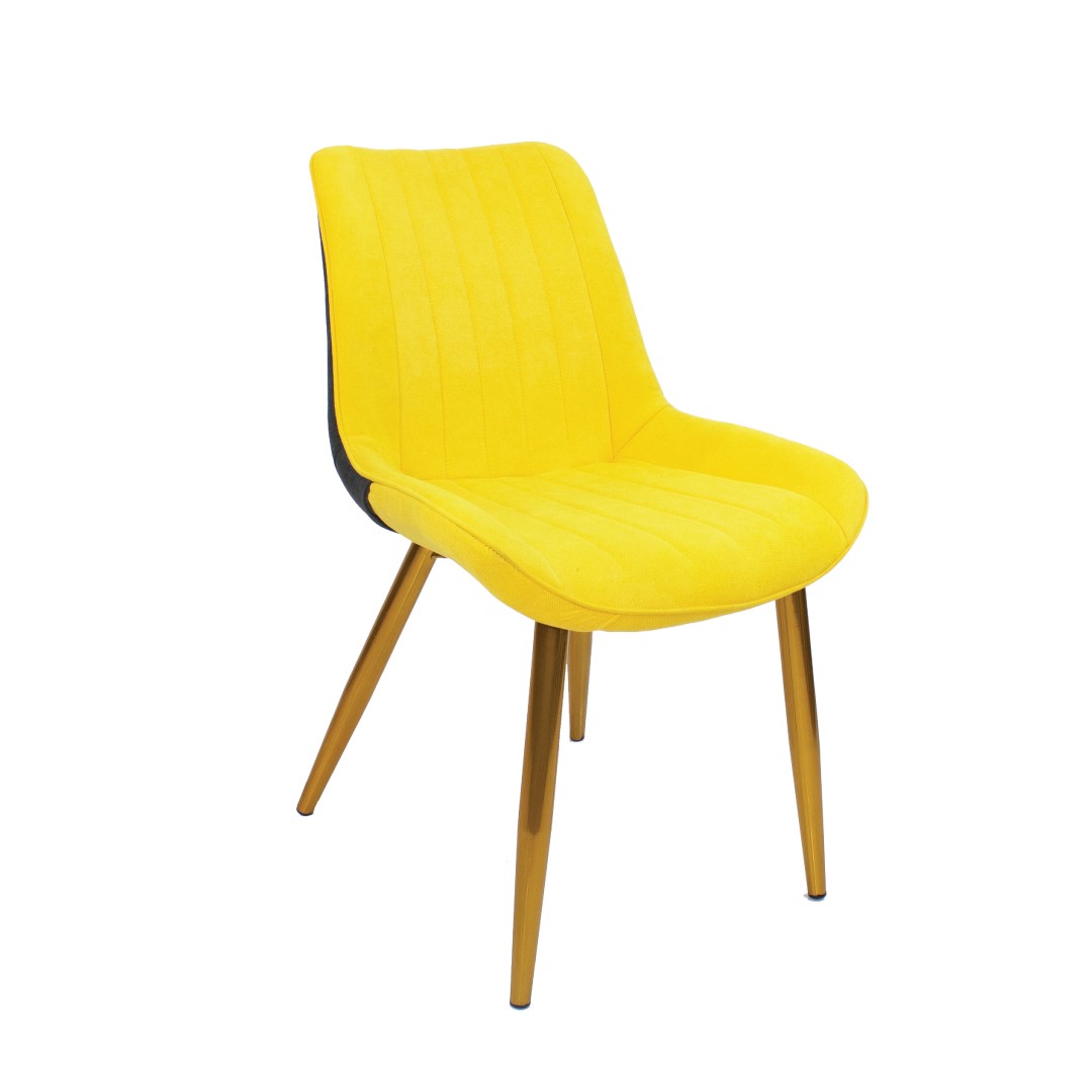 Jilphar Furniture Dining Chair with SS Gold Plated Legs JP1068