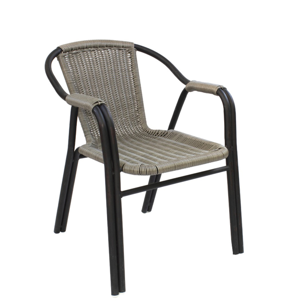 Jilphar Furniture  Modern Rope Garden Chair with Metal Frame JP1075 