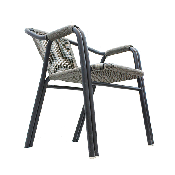 Jilphar Furniture  Modern Rope Garden Chair with Metal Frame JP1075 