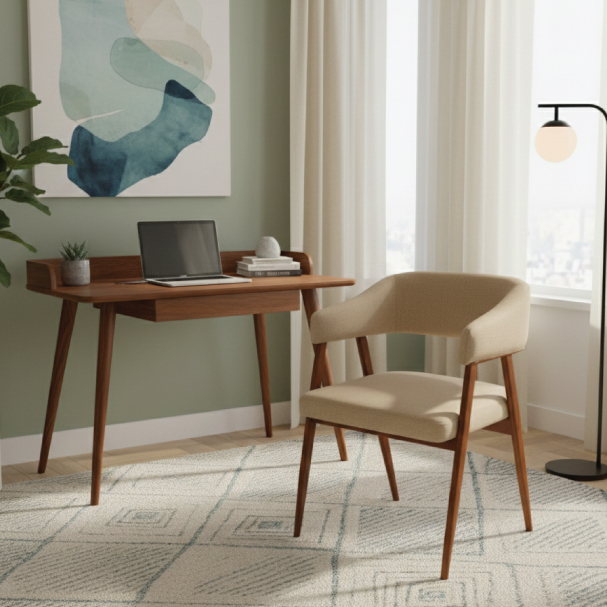 Jilphar Furniture Customize Dining Chair with Brown Color Wooden JP1076D