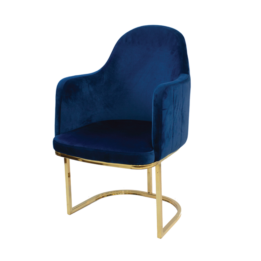 Jilphar Furniture High End SS Gold Customize ArmChair JP1098B