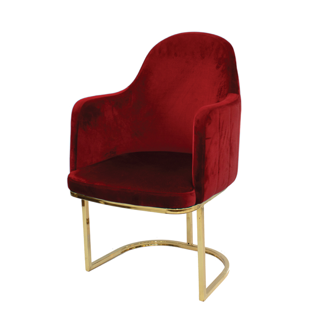 Jilphar Furniture High End SS Gold Customize ArmChair JP1098B