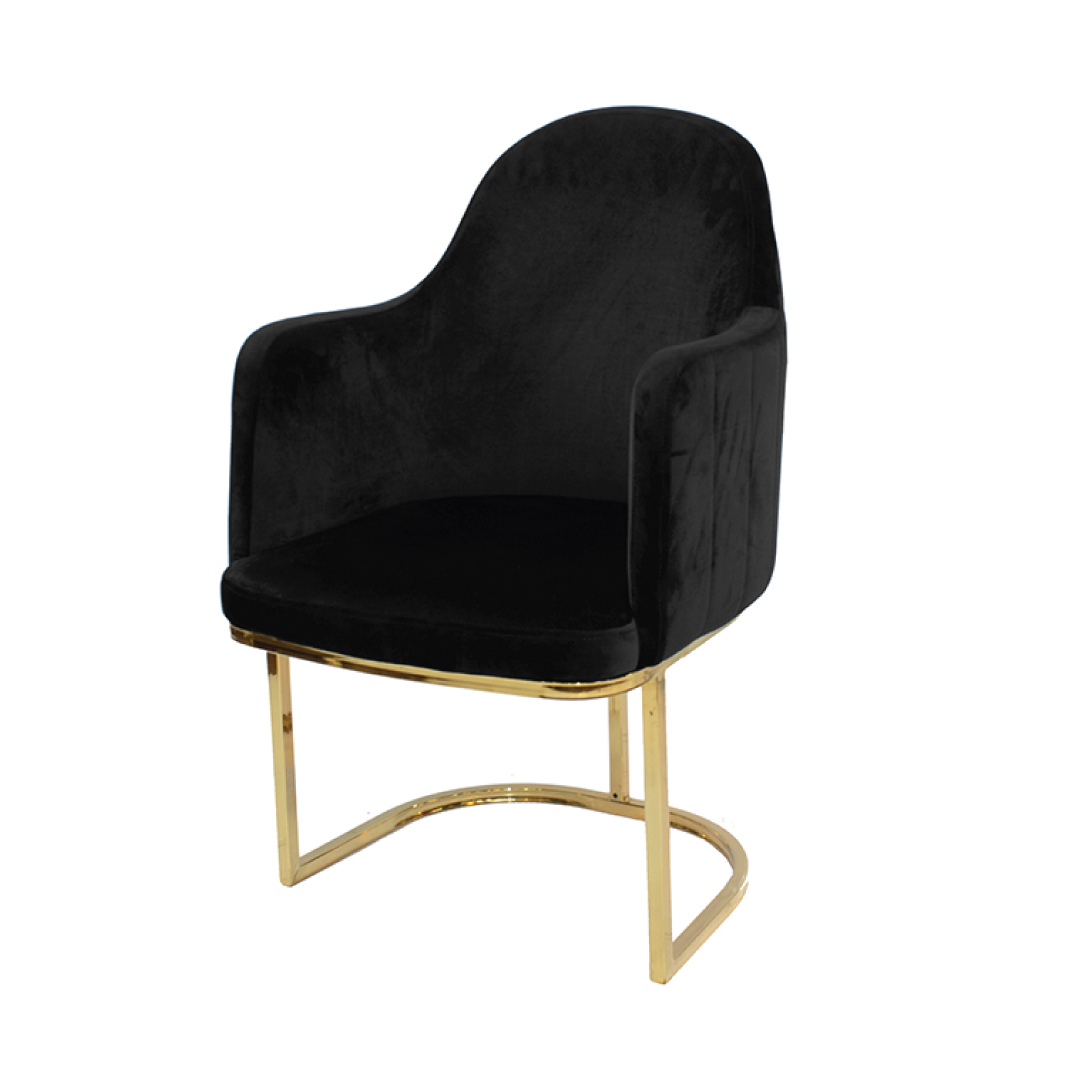 Jilphar Furniture High End SS Gold Customize ArmChair JP1098B