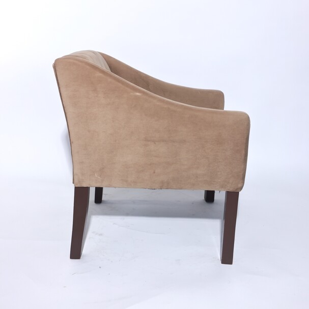 Jilphar Furniture Velvet Fabric Armchair – Customizable Color Options JP1109