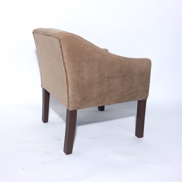 Jilphar Furniture Velvet Fabric Armchair – Customizable Color Options JP1109