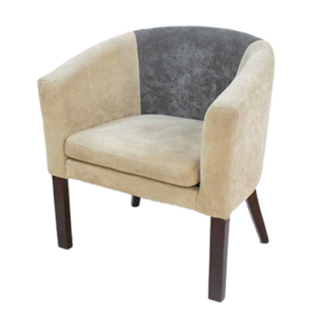 Jilphar Furniture Modern Barrel Accent Chair – Customizable Upholstery JP1114
