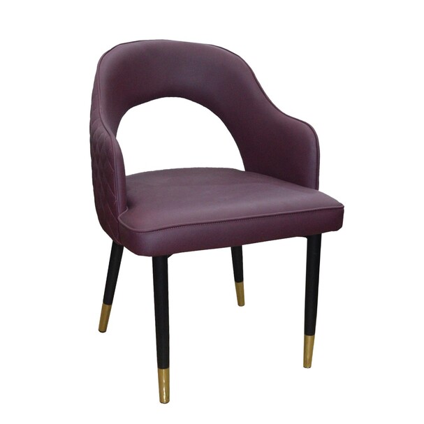 Jilphar Furniture Unique Design Dining Chair with Powder Coated Metal Legs JP1128