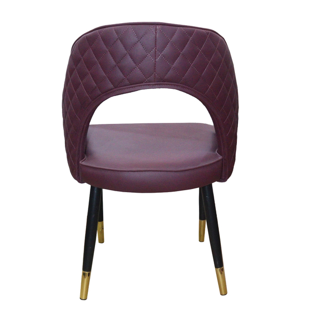 Jilphar Furniture Unique Design Dining Chair with Powder Coated Metal Legs JP1128