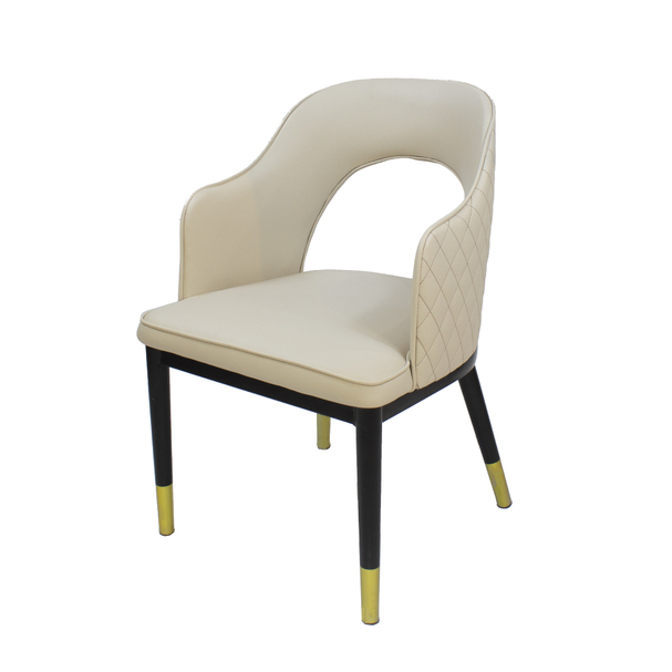 Jilphar Furniture Unique Design Dining Chair with Powder Coated Metal Legs JP1128