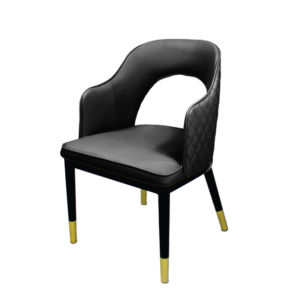 Jilphar Furniture Unique Design Dining Chair with Powder Coated Metal Legs JP1128