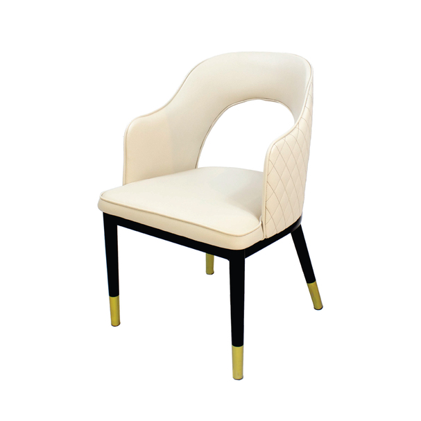 Jilphar Furniture Unique Design Dining Chair with Powder Coated Metal Legs JP1128