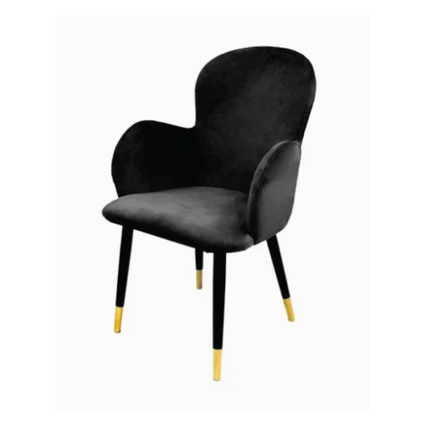 Jilphar Furniture Customizable Luxury Velvet Armchair JP1145