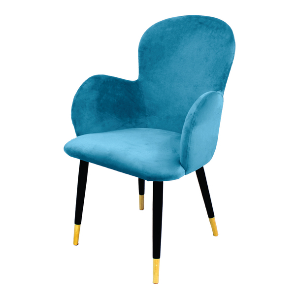 Jilphar Furniture Customizable Luxury Velvet Armchair JP1145