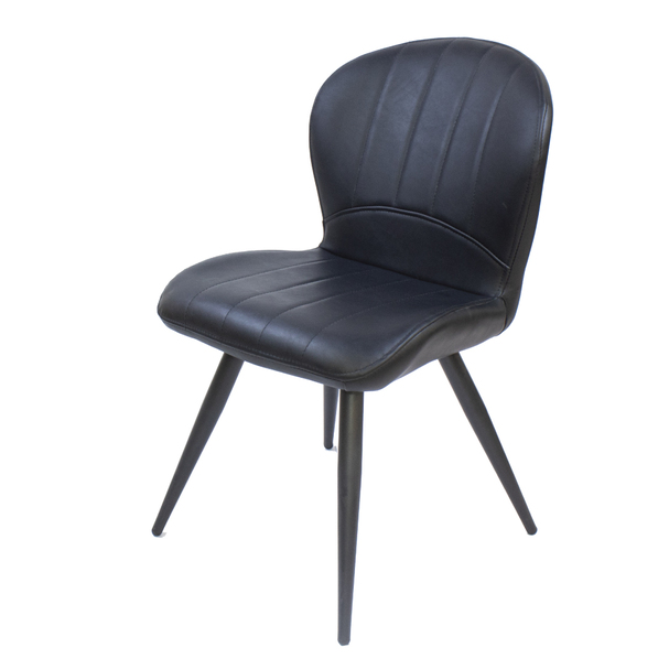 Jilphar Furniture Modern Black PU leather Dining Chair JP1149