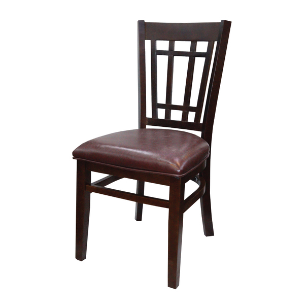 Jilphar Furniture VERTICALBACK Solid Beech Wood Dining Chair JP1164A