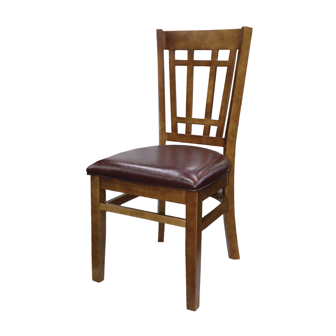 Jilphar Furniture VERTICALBACK Solid Beech Wood Dining Chair JP1164B