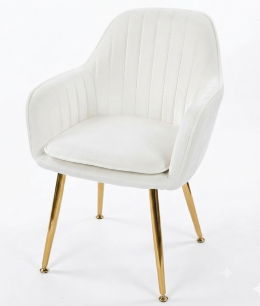 Jilphar Furniture Modern Customizable Dining Chair with Golden Legs JP1181C