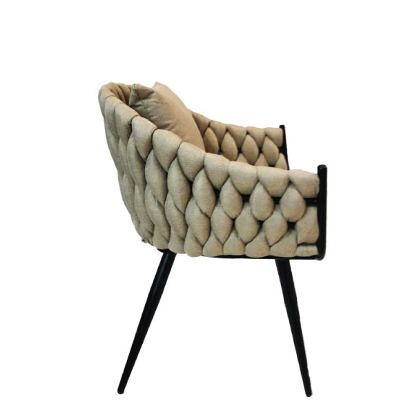 Jilphar Furniture Rope Weaving Outdoor Dining chair JP1187B.