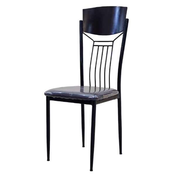 Jilphar Furniture Sleek Metal Dining Chair with Cushioned Seat JP1214